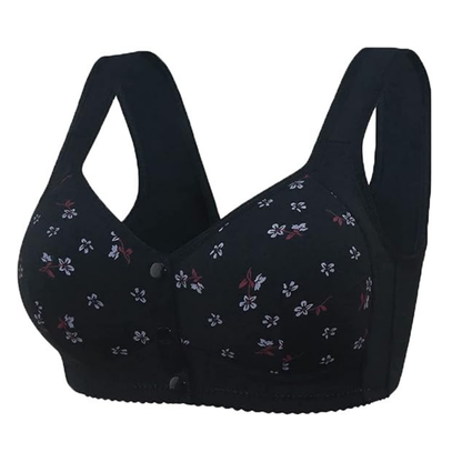 Sujetador Floral Cómodo y Confortable con Botón Frontal (OFERTA 2X1)