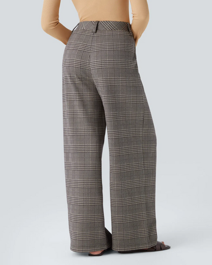 Pantalón de Pierna Ancha con Estampado para Mujer
