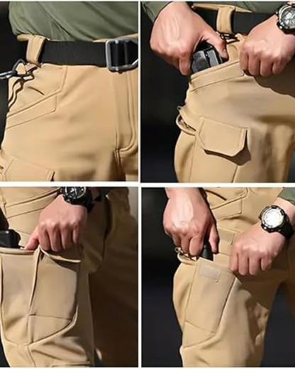 Pantalón Impermeable con Forro Polar para Hombre