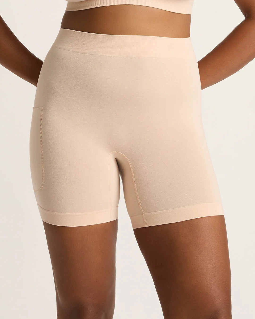 Shorts sin Costuras con Bolsillo Lateral Suavidad, Sujeción y Comodidad (OFERTA 2X1)