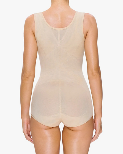 Faja de Abdominoplastia de Malla Triangular para Mujer