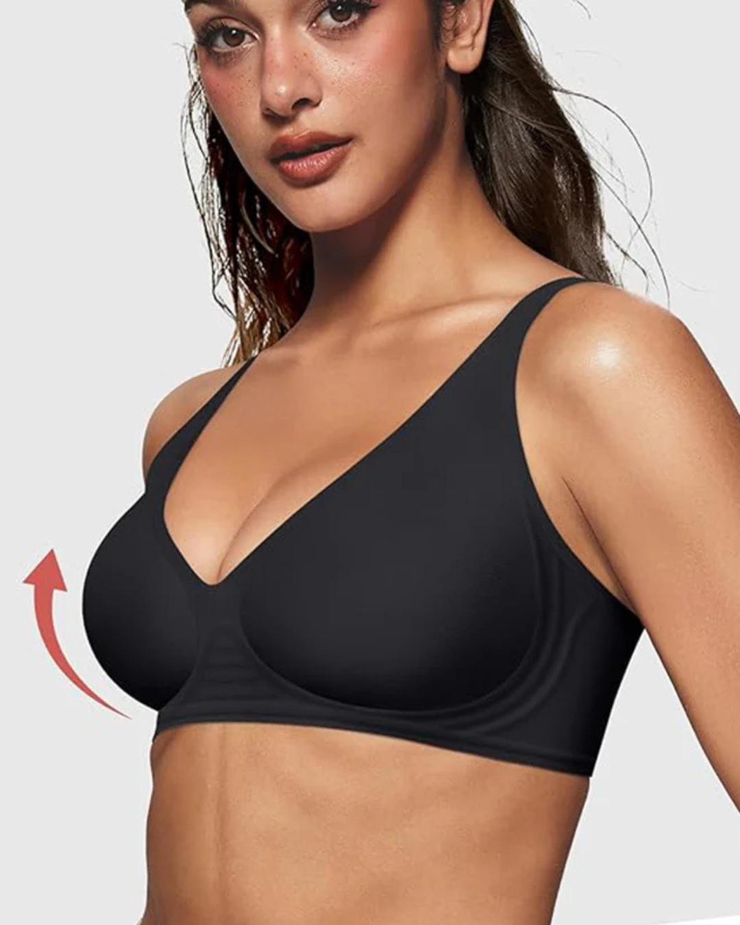 Sujetador push-up sin costuras con escote en V profundo (OFERTA 2X1)