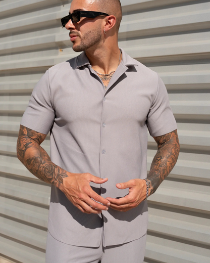 Conjunto Casual de Camiseta Manga Corta y Pantalón para Hombre