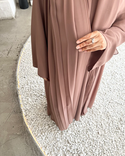 Vestido Abaya Fluido con Bolsillos Laterales