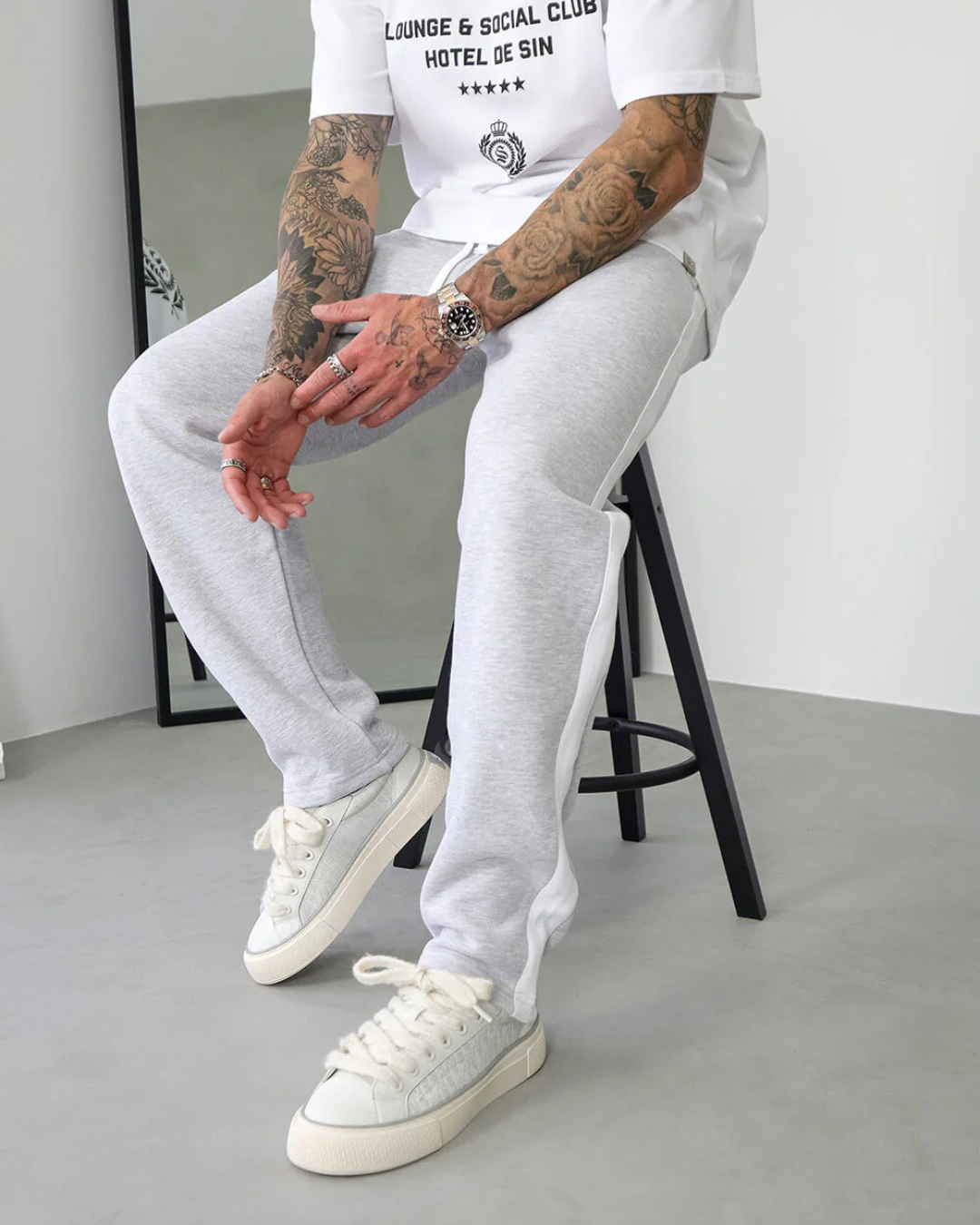 Pantalón Jogger con Banda Lateral para Hombre