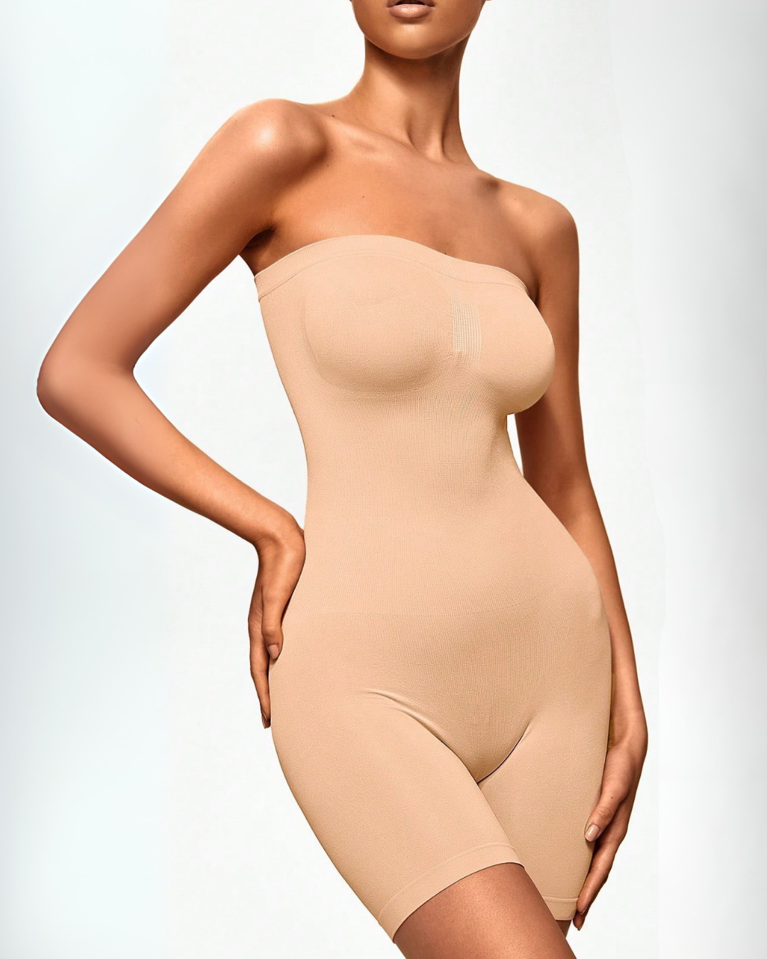Faja moldeadora sin costuras para mujer con tirantes extraíbles