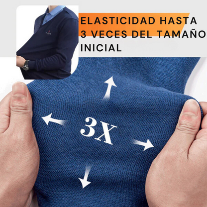 Camisa Térmica Casual de Hombre con Mangas Largas