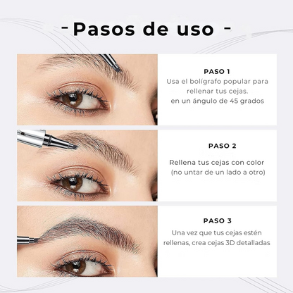 Lápiz para Cejas Efecto Microblading a Prueba de Agua (OFERTA 2X1)