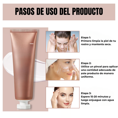Máscara de Colágeno iluminadora con Pincel Aplicador (OFERTA 2X1)