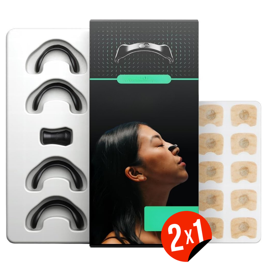 Kit de Tiras Nasales Negras con Adhesión Extra para Respirar Mejor contiene 4 Bandas (OFERTA 2X1)